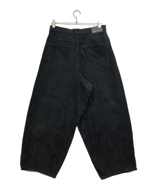 LAD MUSICIAN（ラッドミュージシャン）LAD MUSICIAN (ラッドミュージシャン) コーデュロイワイドパンツ ブラック サイズ:44の古着・服飾アイテム