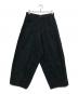 LAD MUSICIAN（ラッドミュージシャン）の古着「コーデュロイワイドパンツ」｜ブラック