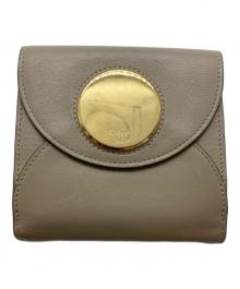 Chloe（クロエ）の古着「3つ折り財布」｜ベージュ