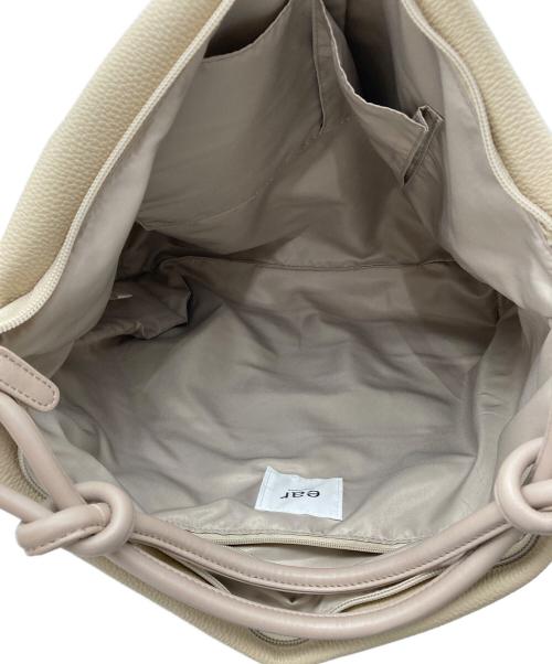 ear PAPILLONNER（イアパピヨネ）ear PAPILLONNER (イアパピヨネ) ワンハンドルバッグ ベージュの古着・服飾アイテム