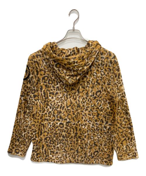 NEIGHBORHOOD（ネイバーフッド）NEIGHBORHOOD (ネイバーフッド) レオパードパイルジップパーカー ブラック×イエロー サイズ:Lの古着・服飾アイテム