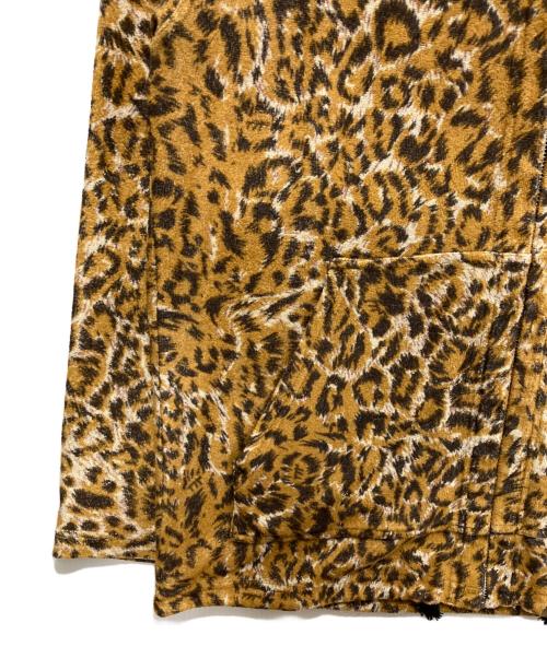 NEIGHBORHOOD（ネイバーフッド）NEIGHBORHOOD (ネイバーフッド) レオパードパイルジップパーカー ブラック×イエロー サイズ:Lの古着・服飾アイテム