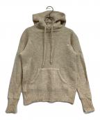 45rpm45アールピーエム）の古着「ニットパーカー」｜ベージュ