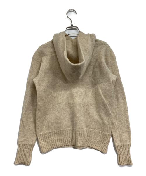 45rpm（45アールピーエム）45rpm (45アールピーエム) ニットパーカー ベージュ サイズ:2の古着・服飾アイテム