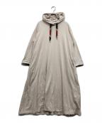 BLUE LABEL CRESTBRIDGEブルーレーベルクレストブリッジ）の古着「パーカーワンピース」｜ベージュ