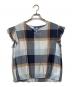 BLUE LABEL CRESTBRIDGE（ブルーレーベルクレストブリッジ）の古着「チェックブラウス」｜ネイビー