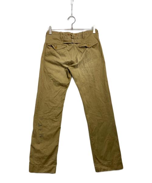 OLD JOE & Co.（オールドジョー）OLD JOE & Co. (オールドジョー) シンチバックチノパン ベージュ サイズ:W34の古着・服飾アイテム