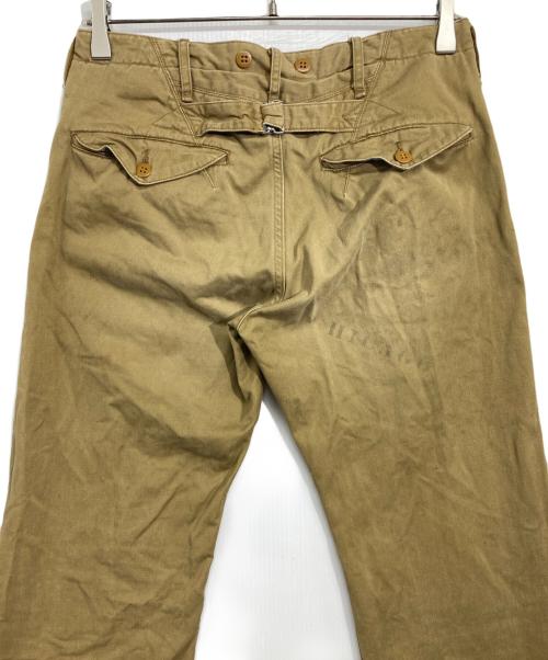 OLD JOE & Co.（オールドジョー）OLD JOE & Co. (オールドジョー) シンチバックチノパン ベージュ サイズ:W34の古着・服飾アイテム