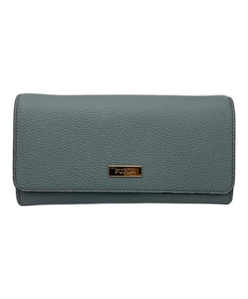 FURLA（フルラ）FURLA (フルラ) 長財布 ブルーの古着・服飾アイテム