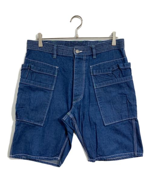 SASSAFRAS（ササフラス）SASSAFRAS (ササフラス) WHOLE HOLE PANTS 1/2 DENIM インディゴ サイズ:Mの古着・服飾アイテム