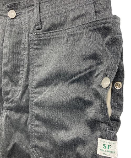 SASSAFRAS（ササフラス）SASSAFRAS (ササフラス) Fall Leaf Sprayer Pants グレー サイズ:Mの古着・服飾アイテム