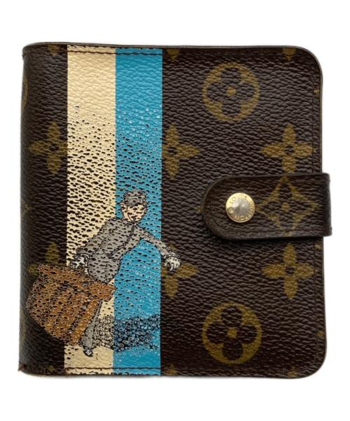 LOUIS VUITTON（ルイ ヴィトン）LOUIS VUITTON (ルイ ヴィトン) グルームコンパクトジップ ブラウンの古着・服飾アイテム