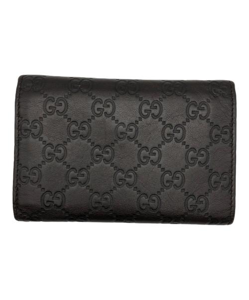 GUCCI（グッチ）GUCCI (グッチ) 3つ折り財布 ブラウンの古着・服飾アイテム
