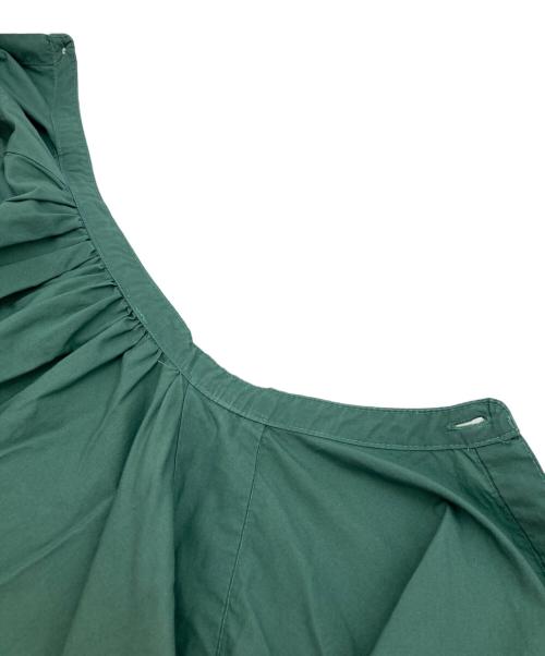 universal tissu（ユニバーサルティシュ）universal tissu (ユニバーサルティシュ) ナチュラルタイプライター ロングシャツ グリーン サイズ:なし(実寸サイズをご確認下さい)の古着・服飾アイテム