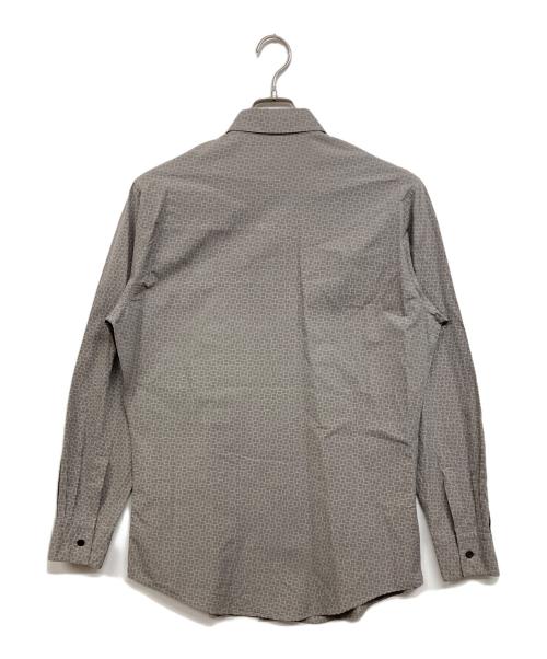 HERMES（エルメス）HERMES (エルメス) H柄セリエボタンシャツ グレー サイズ:15/38の古着・服飾アイテム