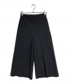 theoryセオリー）の古着「Tailor Crepe Wide Crop Pant」｜ブラック