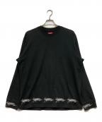 SUPREMEシュプリーム）の古着「Signature L/S TOP」｜ブラック