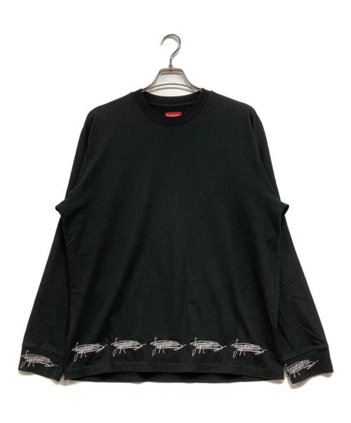 SUPREME（シュプリーム）SUPREME (シュプリーム) Signature L/S TOP ブラック サイズ:Mの古着・服飾アイテム