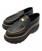 sacaiサカイ）の古着「コインローファー」｜ブラック