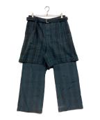 sacaiサカイ）の古着「Plaid Pants」｜グリーン