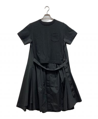 中古・古着通販】sacai (サカイ) Cotton Poplin x Cotton Jersey Dress