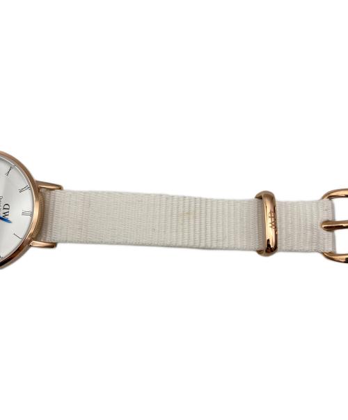 Daniel Wellington（ダニエルウェリントン）Daniel Wellington (ダニエルウェリントン) Petite Roman Numerals Melrose ホワイトの古着・服飾アイテム