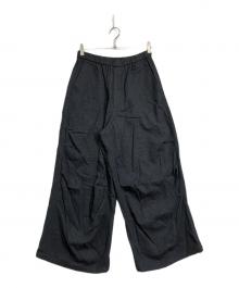 LAD MUSICIAN（ラッドミュージシャン）の古着「ウールワイドパンツ」｜グレー