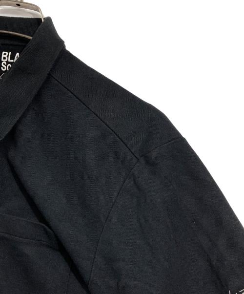 BLACK Scandal Yohji Yamamoto（ブラックスキャンダルヨウジヤマモト）BLACK Scandal Yohji Yamamoto (ブラックスキャンダルヨウジヤマモト) 鹿の子ポロシャツ ブラック サイズ:3の古着・服飾アイテム