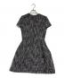 Christian Dior (クリスチャン ディオール) ツイードワンピース ブラック×ホワイト サイズ:38：30000円