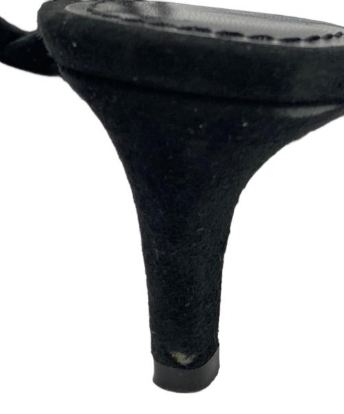 LOUIS VUITTON（ルイ ヴィトン）LOUIS VUITTON (ルイ ヴィトン) シグネチャーストラップスウェードパンプス ブラック サイズ:36の古着・服飾アイテム