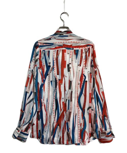 Jean Paul GAULTIER（ジャンポールゴルチェ）Jean Paul GAULTIER (ジャンポールゴルチェ) メジャーパターンボウタイシャツ マルチカラー サイズ:38の古着・服飾アイテム