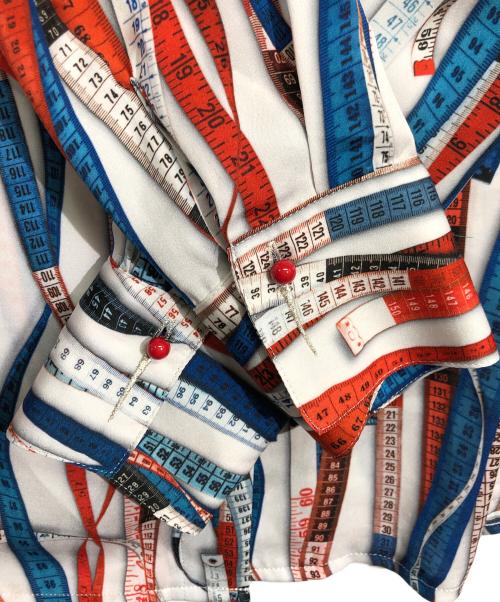 Jean Paul GAULTIER（ジャンポールゴルチェ）Jean Paul GAULTIER (ジャンポールゴルチェ) メジャーパターンボウタイシャツ マルチカラー サイズ:38の古着・服飾アイテム