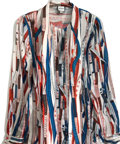 Jean Paul GAULTIER（ジャンポールゴルチェ）Jean Paul GAULTIER (ジャンポールゴルチェ) メジャーパターンボウタイシャツ マルチカラー サイズ:38の古着・服飾アイテム