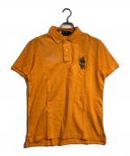 POLO RALPH LAURENポロ・ラルフローレン）の古着「ポロベア刺繍ポロシャツ」｜オレンジ