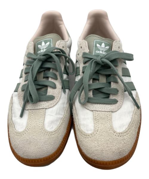 adidas Originals（アディダスオリジナル）adidas originals (アディダスオリジナル) SAMBA OG ホワイト×グリーン サイズ:26cmの古着・服飾アイテム