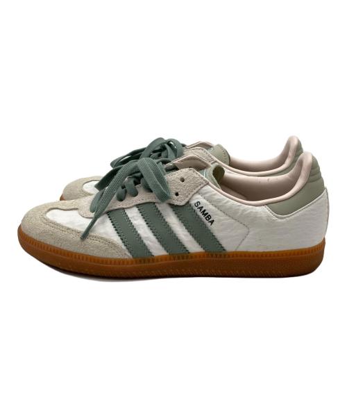 adidas Originals（アディダスオリジナル）adidas originals (アディダスオリジナル) SAMBA OG ホワイト×グリーン サイズ:26cmの古着・服飾アイテム
