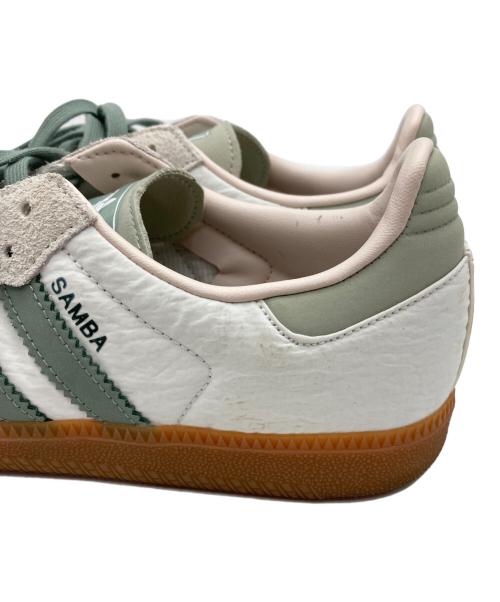 adidas Originals（アディダスオリジナル）adidas originals (アディダスオリジナル) SAMBA OG ホワイト×グリーン サイズ:26cmの古着・服飾アイテム