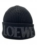 LOEWEロエベ）の古着「ロゴビーニー」｜ブラック