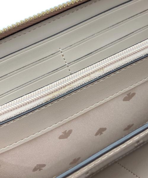 Kate Spade（ケイトスペード）Kate Spade (ケイトスペード) ラウンドジップウォレット ピンクの古着・服飾アイテム