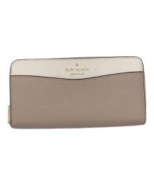 Kate Spade（ケイトスペード）の古着「ラウンドジップウォレット」｜ピンク