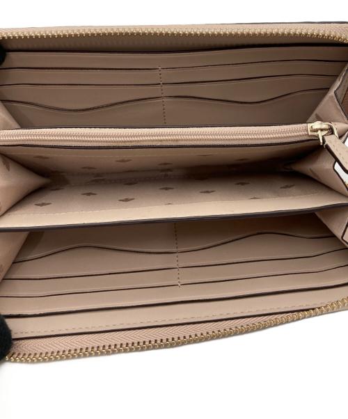 Kate Spade（ケイトスペード）Kate Spade (ケイトスペード) ラウンドジップウォレット ピンクの古着・服飾アイテム