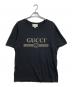 GUCCI（グッチ）の古着「ロゴTシャツ」｜ブラック