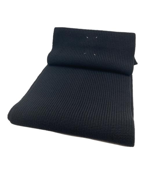 Maison Margiela（メゾンマルジェラ）Maison Margiela (メゾンマルジェラ) マフラー ブラックの古着・服飾アイテム