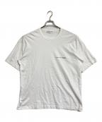 COMME des GARCONS SHIRTコムデギャルソンシャツ）の古着「ロゴプリントTシャツ」｜ホワイト