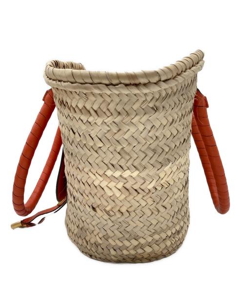 Chloe（クロエ）Chloe (クロエ) MARCIEカゴバッグ オレンジの古着・服飾アイテム