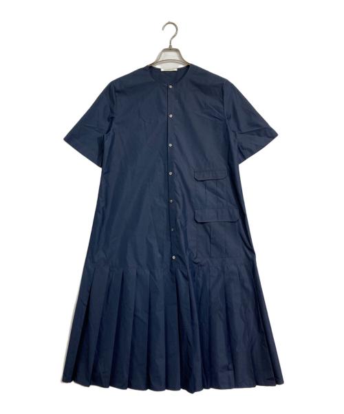 GALERIE VIE（ギャルリーヴィー）GALERIE VIE (ギャルリーヴィー) コットンポリエステルウェザー ワンピース ネイビー サイズ:表示なしの古着・服飾アイテム