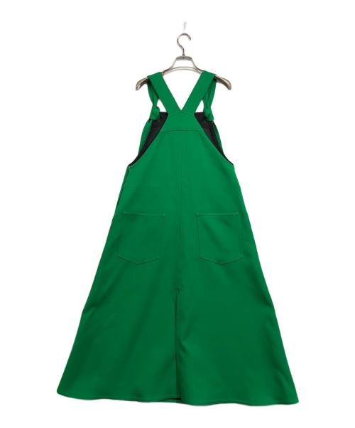 LE PHIL（ル フィル）LE PHIL (ル フィル) トリプルクロスオーバーオールサロペットスカート グリーン サイズ:Freeの古着・服飾アイテム
