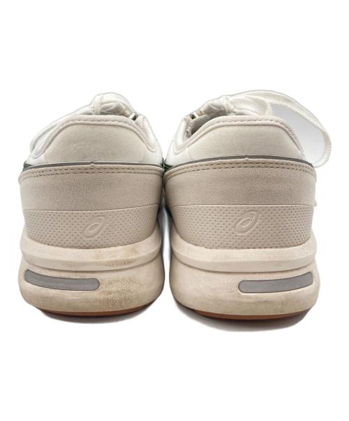 asics（アシックス）asics (アシックス) スニーカー ホワイト×グリーン サイズ:25cmの古着・服飾アイテム