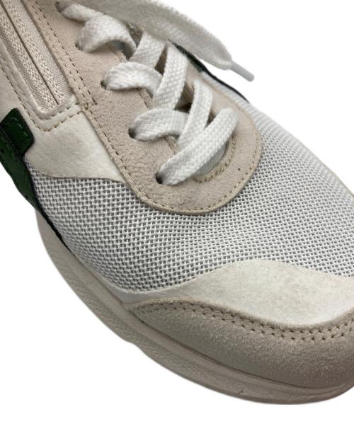 asics（アシックス）asics (アシックス) スニーカー ホワイト×グリーン サイズ:25cmの古着・服飾アイテム
