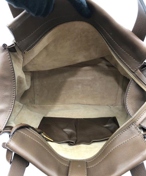 MAURO GOVERNA（マウロゴヴェルナ）MAURO GOVERNA (マウロゴヴェルナ) トートバッグ ブラウンの古着・服飾アイテム